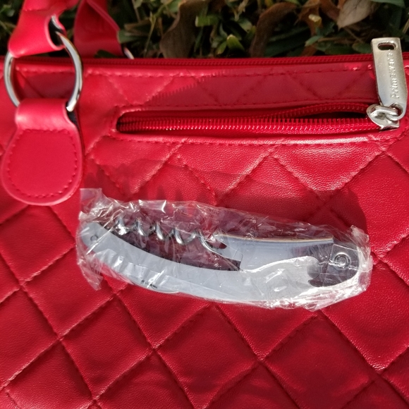 NWOT Insulated Wine Clutch/Bag - Picture 4 of 6